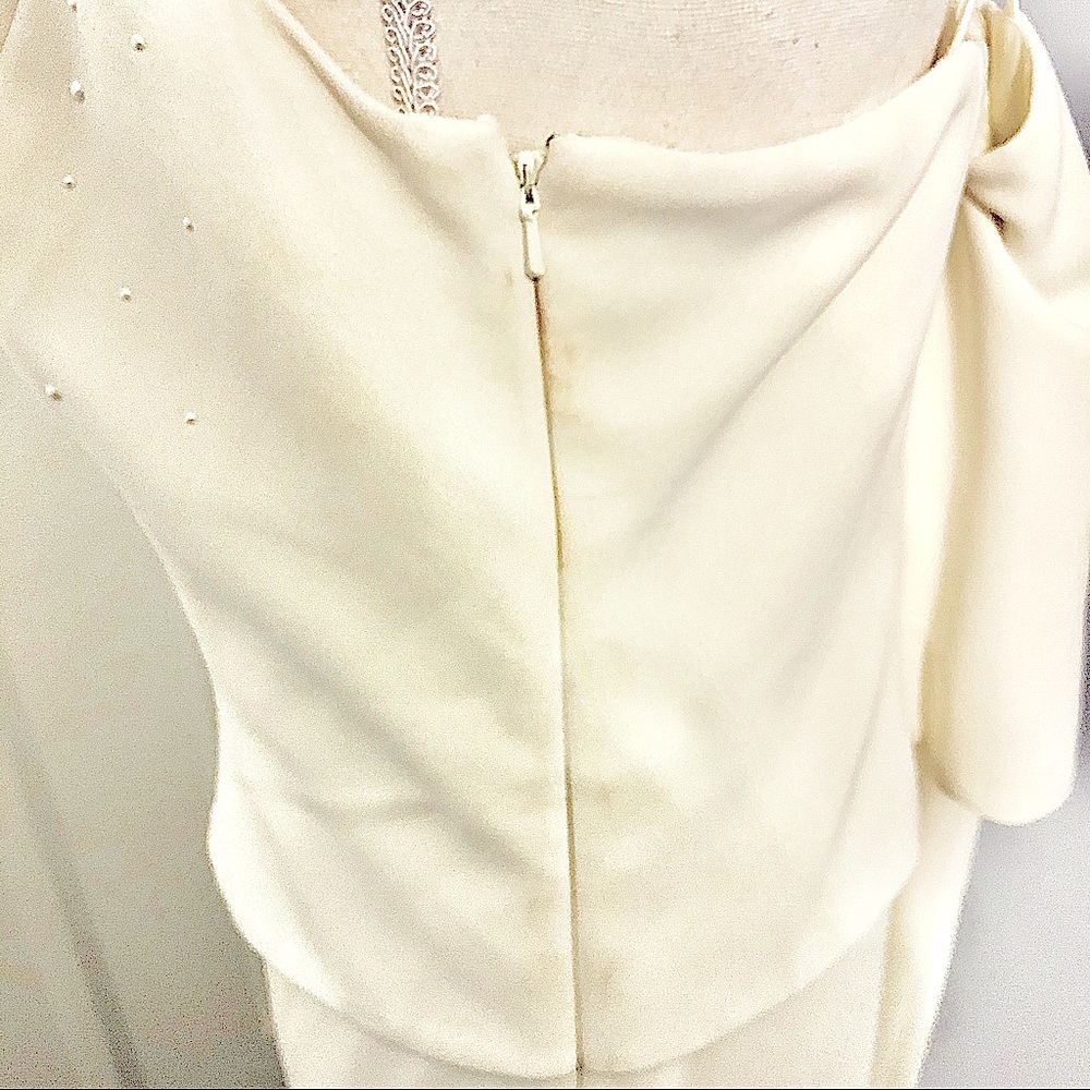Full Length Beaded Evening Gown - Picture 6 of 7